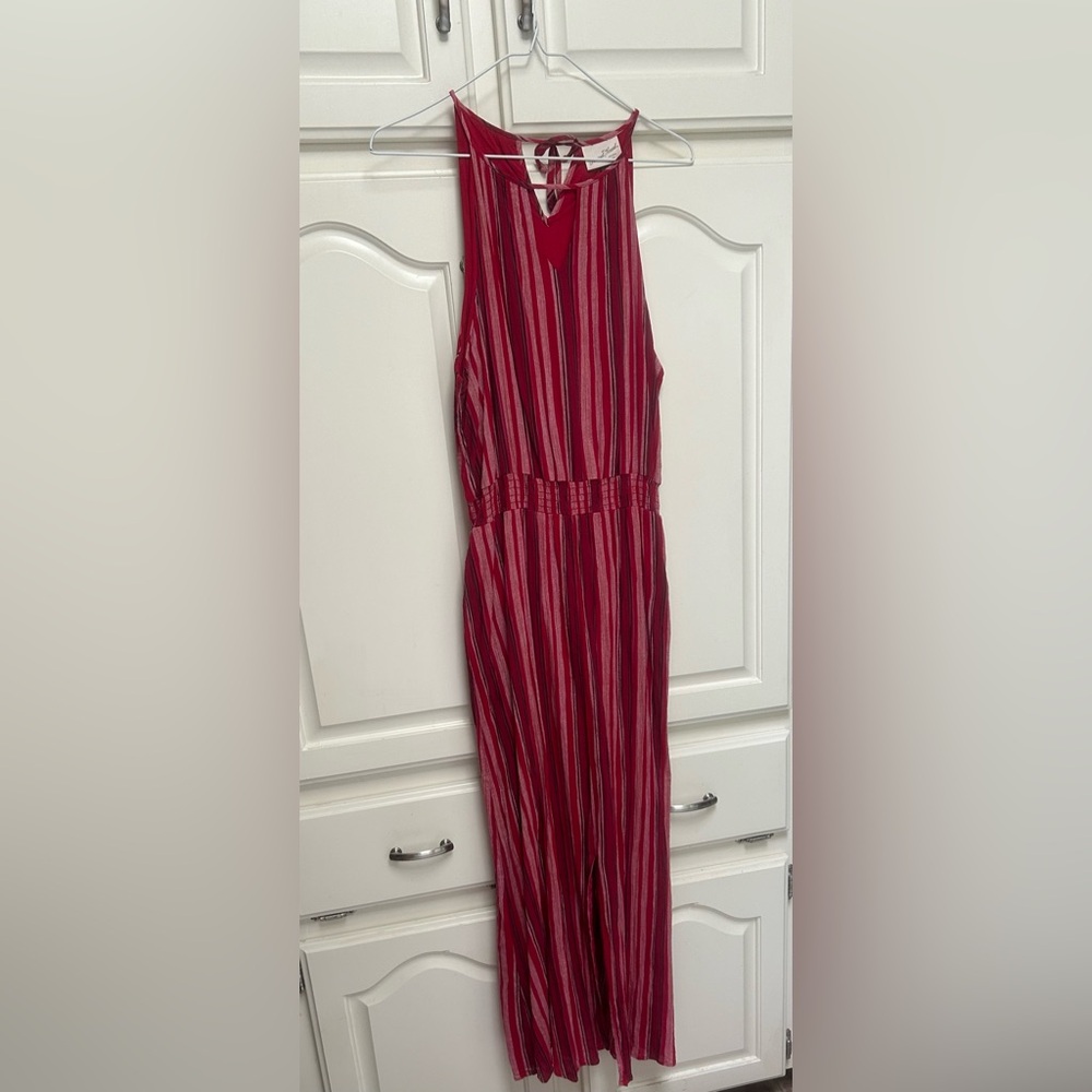Universal Thread Red Sundress with Stripes Large